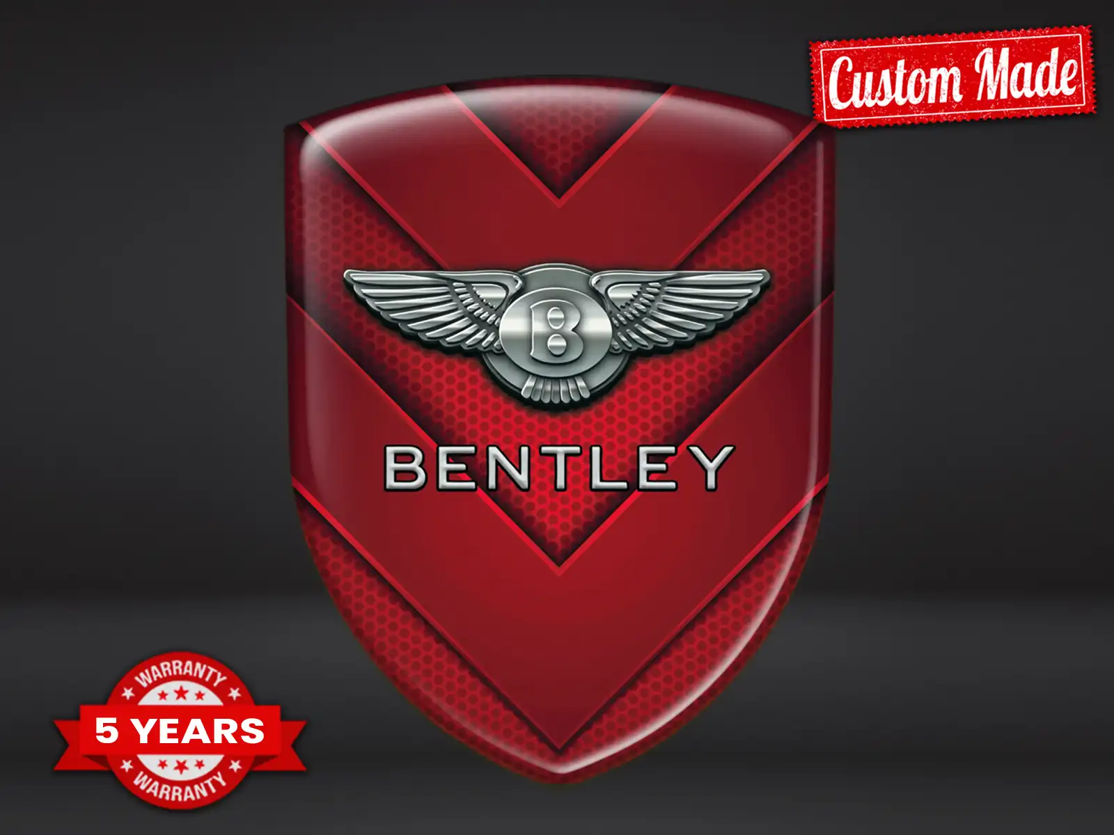 Bentley Windschutzaufkleber Edition Hochwertig Modern